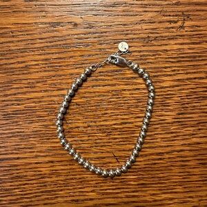 Silver Beaded Bracelet